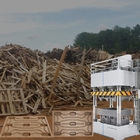 Recycled  2000 Mm Compressed Wood Pallet Machine For Waste Wood